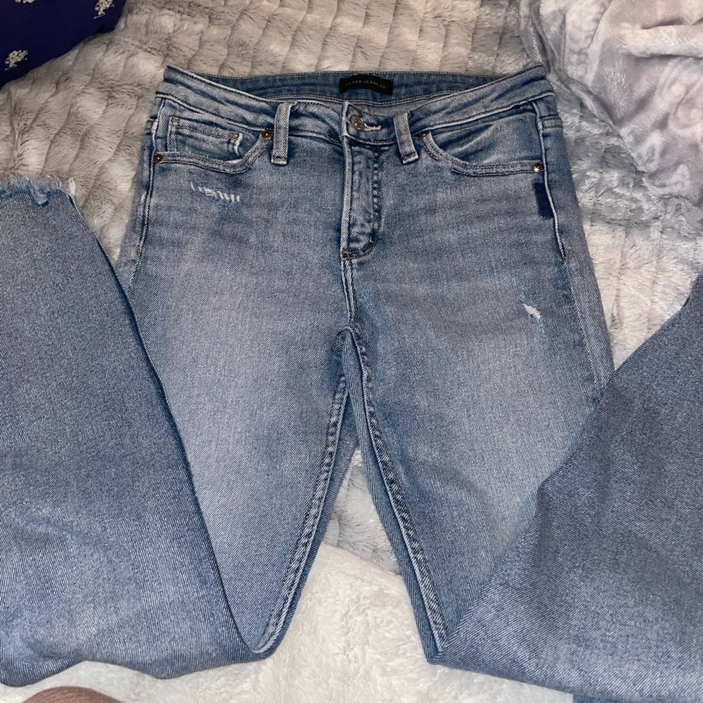 Silver jeans